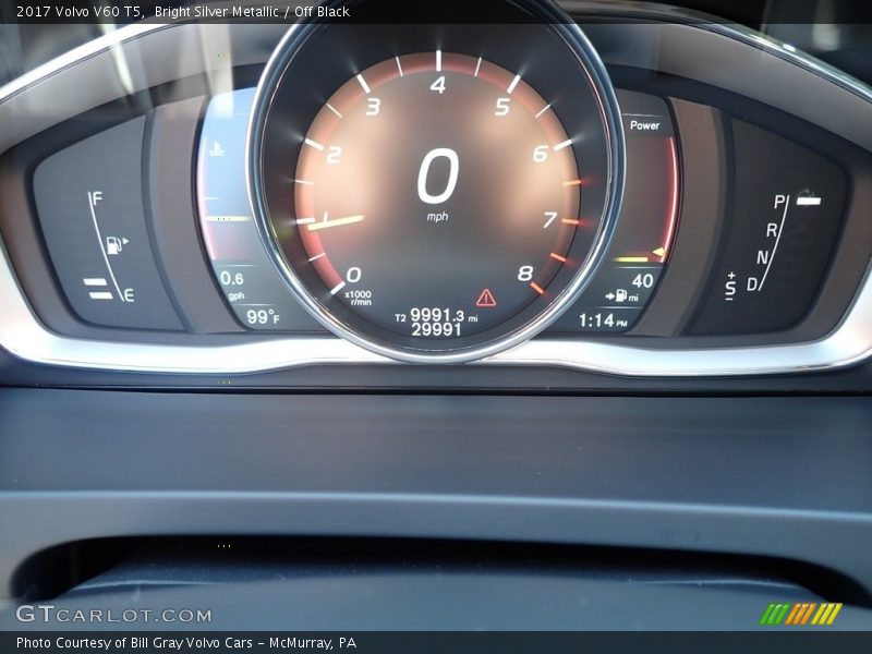  2017 V60 T5 T5 Gauges