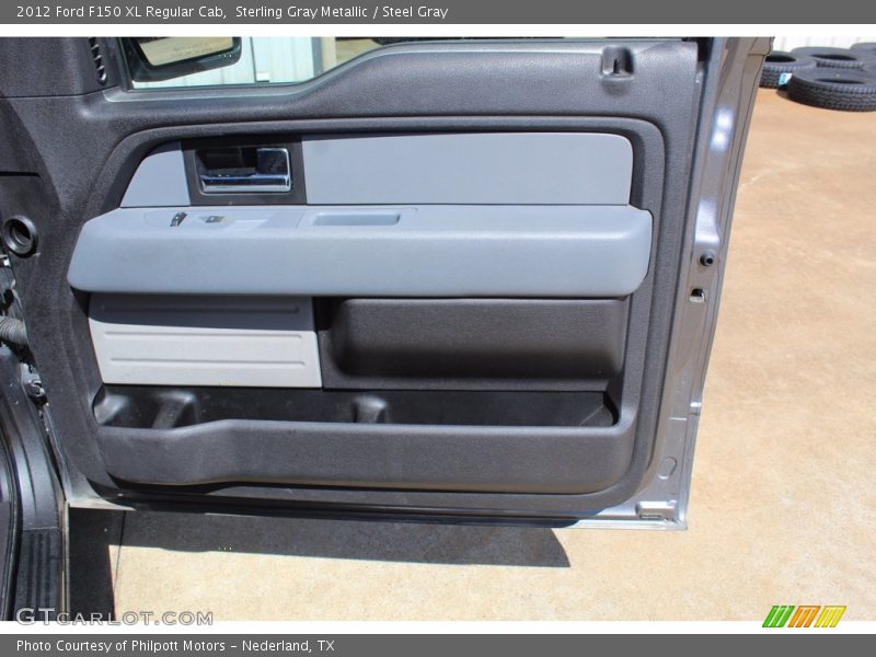 Sterling Gray Metallic / Steel Gray 2012 Ford F150 XL Regular Cab