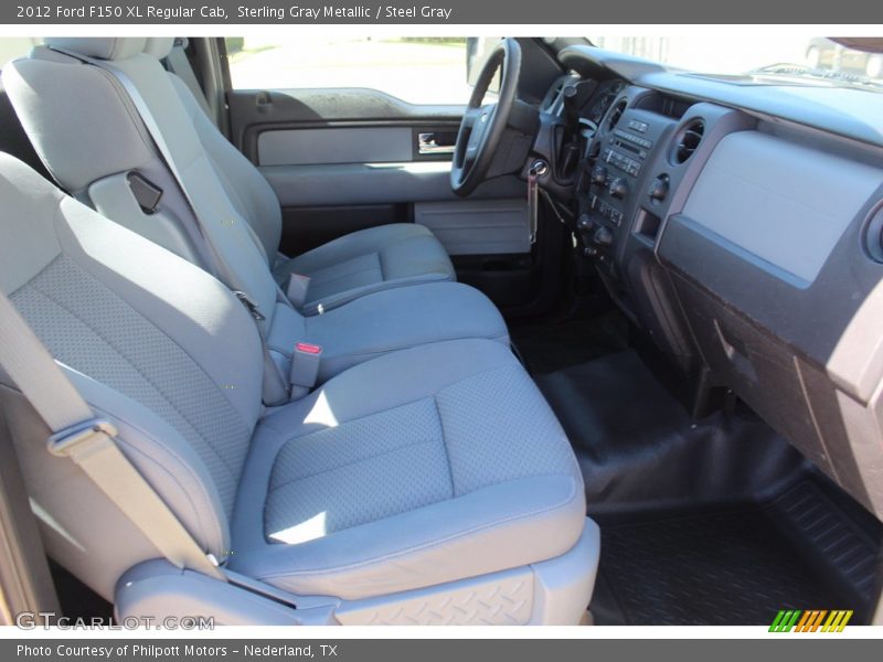 Sterling Gray Metallic / Steel Gray 2012 Ford F150 XL Regular Cab