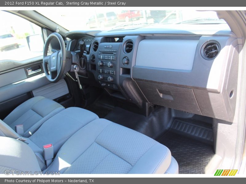 Sterling Gray Metallic / Steel Gray 2012 Ford F150 XL Regular Cab