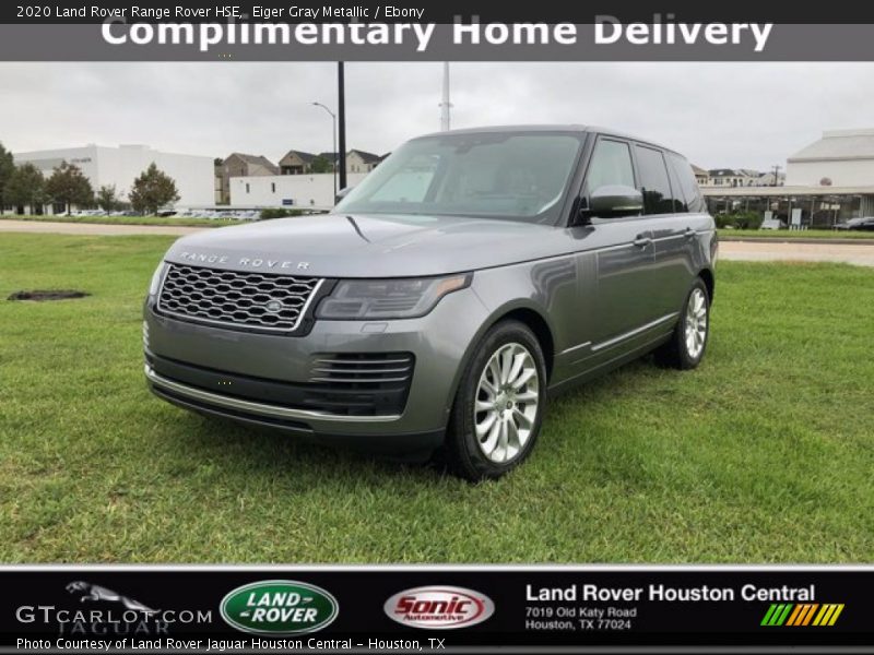 Eiger Gray Metallic / Ebony 2020 Land Rover Range Rover HSE