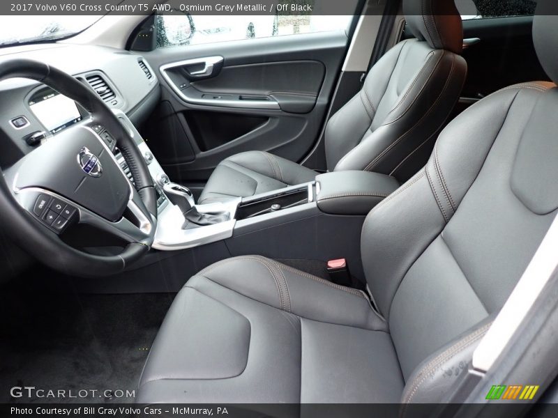 Osmium Grey Metallic / Off Black 2017 Volvo V60 Cross Country T5 AWD