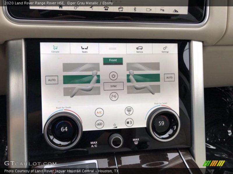 Eiger Gray Metallic / Ebony 2020 Land Rover Range Rover HSE