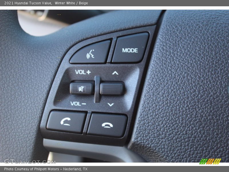 Winter White / Beige 2021 Hyundai Tucson Value