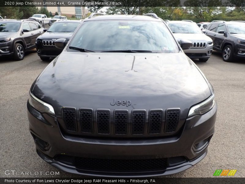 Granite Crystal Metallic / Black 2020 Jeep Cherokee Limited 4x4