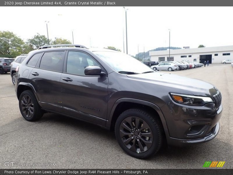 Granite Crystal Metallic / Black 2020 Jeep Cherokee Limited 4x4