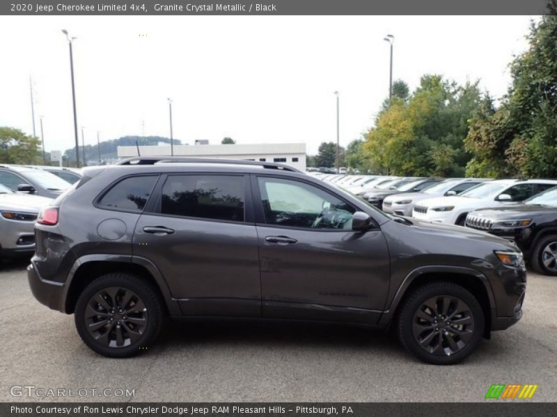 Granite Crystal Metallic / Black 2020 Jeep Cherokee Limited 4x4