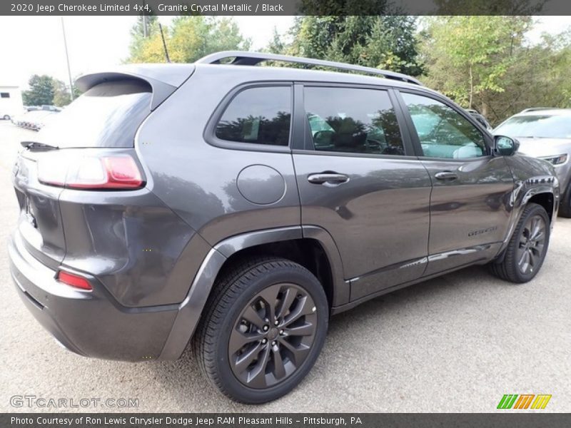 Granite Crystal Metallic / Black 2020 Jeep Cherokee Limited 4x4