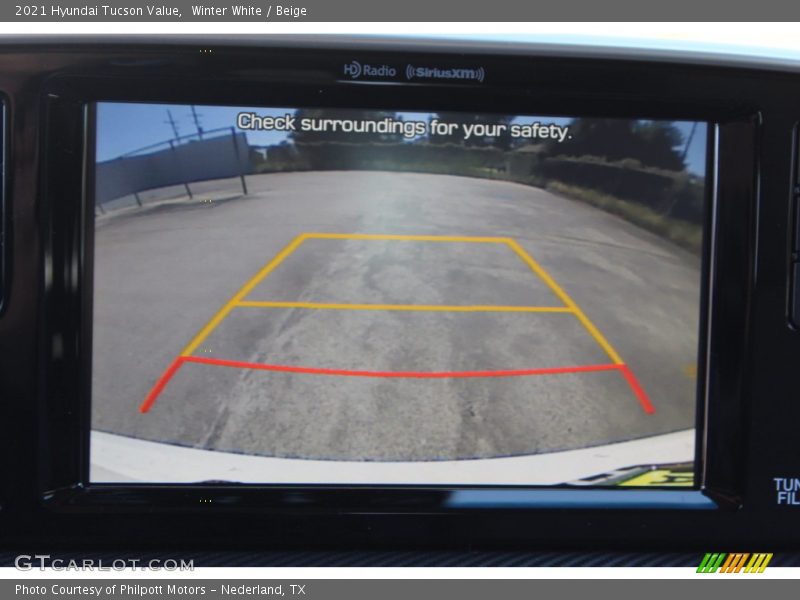 Winter White / Beige 2021 Hyundai Tucson Value