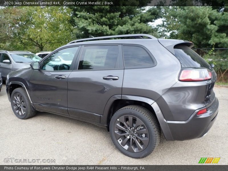 Granite Crystal Metallic / Black 2020 Jeep Cherokee Limited 4x4