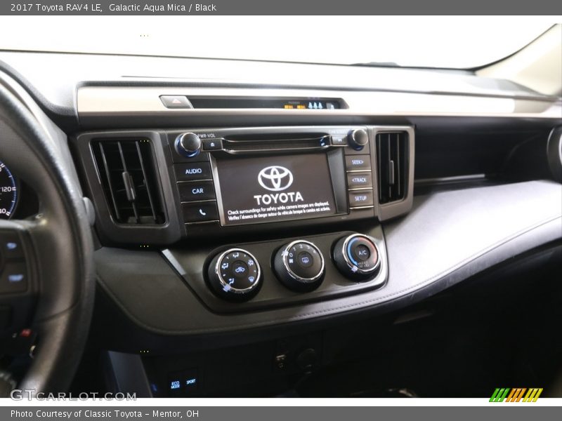 Galactic Aqua Mica / Black 2017 Toyota RAV4 LE