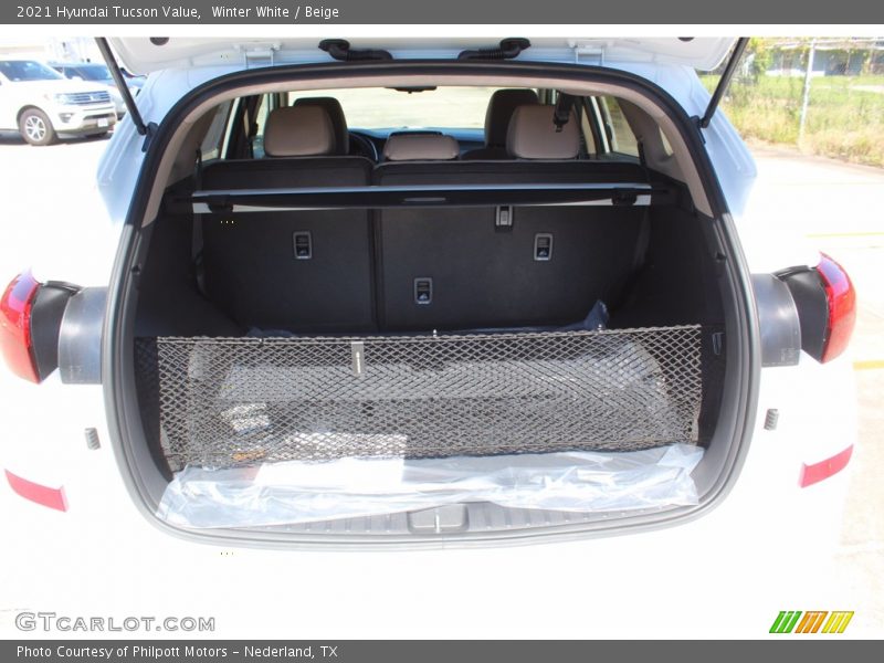 Winter White / Beige 2021 Hyundai Tucson Value