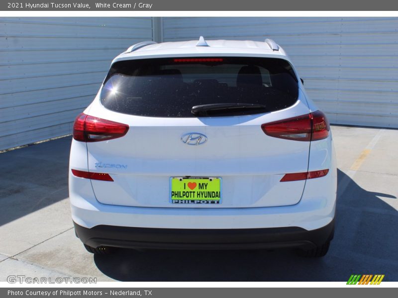 White Cream / Gray 2021 Hyundai Tucson Value