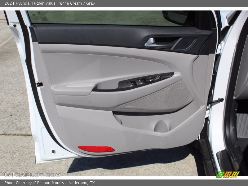 White Cream / Gray 2021 Hyundai Tucson Value