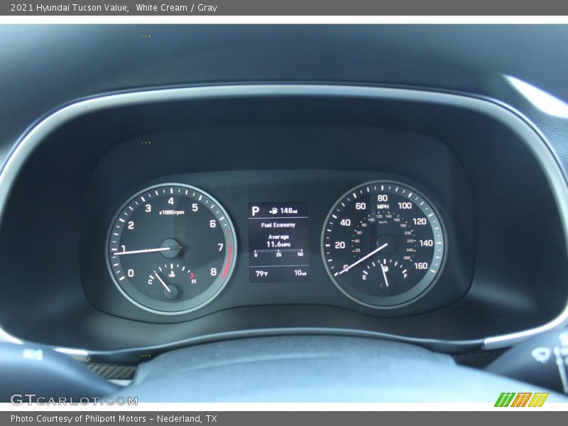 White Cream / Gray 2021 Hyundai Tucson Value