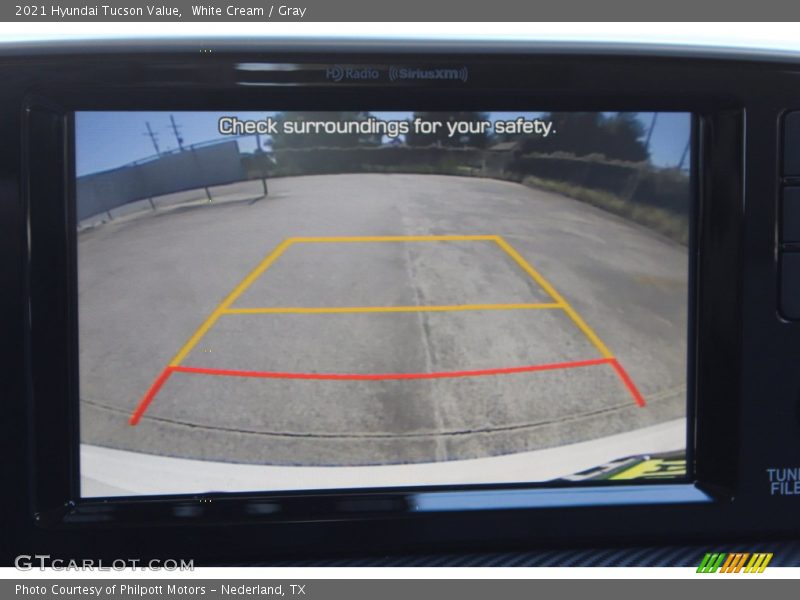 White Cream / Gray 2021 Hyundai Tucson Value