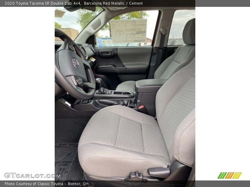 Barcelona Red Metallic / Cement 2020 Toyota Tacoma SR Double Cab 4x4
