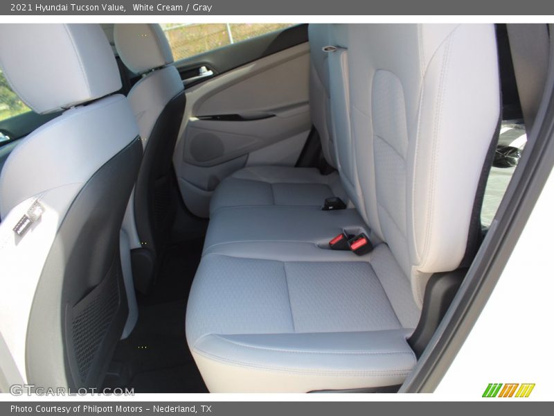 White Cream / Gray 2021 Hyundai Tucson Value