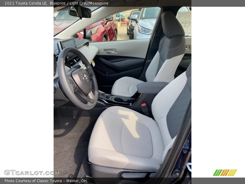 Blueprint / Light Gray/Moonstone 2021 Toyota Corolla LE