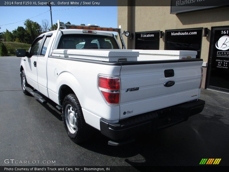 Oxford White / Steel Grey 2014 Ford F150 XL SuperCab