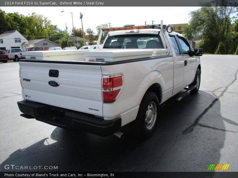 Oxford White / Steel Grey 2014 Ford F150 XL SuperCab