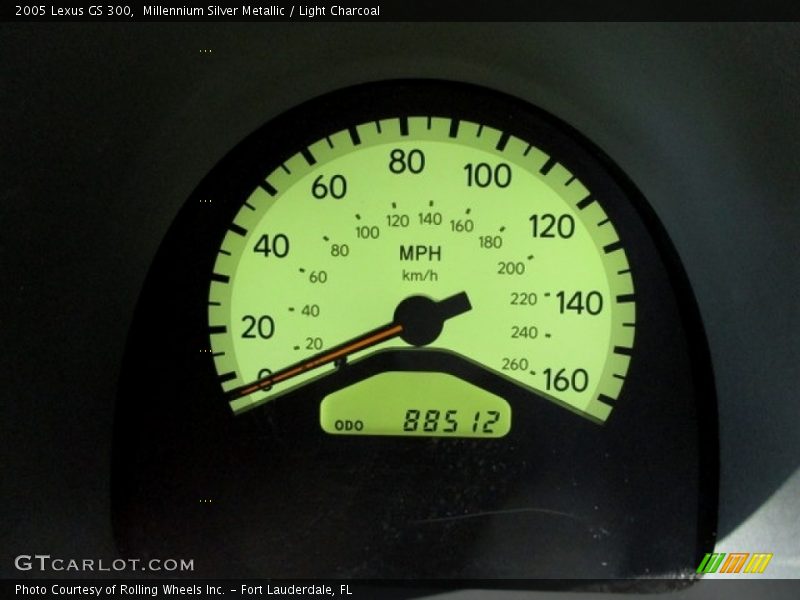 Millennium Silver Metallic / Light Charcoal 2005 Lexus GS 300