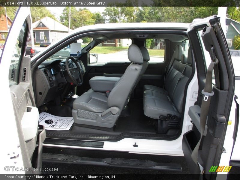 Oxford White / Steel Grey 2014 Ford F150 XL SuperCab