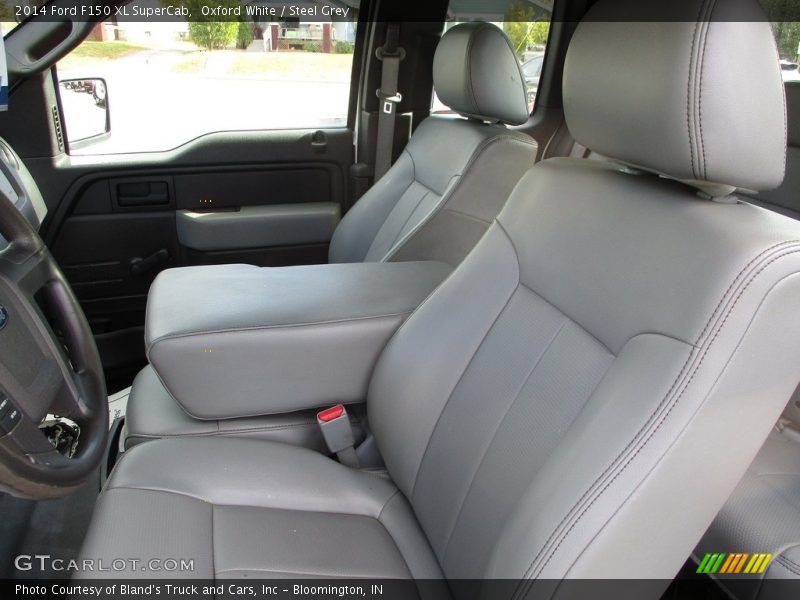Oxford White / Steel Grey 2014 Ford F150 XL SuperCab