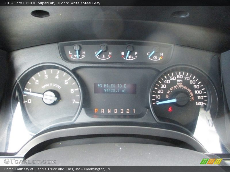 Oxford White / Steel Grey 2014 Ford F150 XL SuperCab