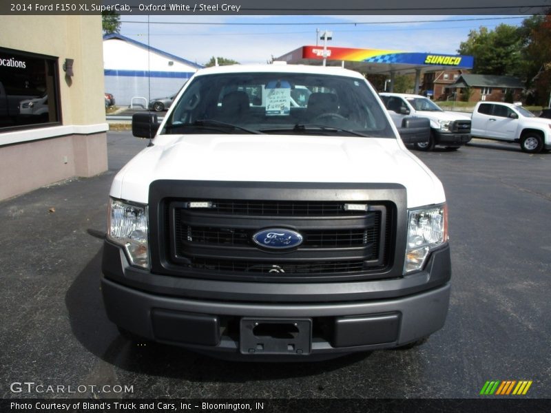 Oxford White / Steel Grey 2014 Ford F150 XL SuperCab