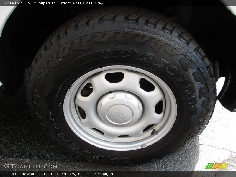 Oxford White / Steel Grey 2014 Ford F150 XL SuperCab