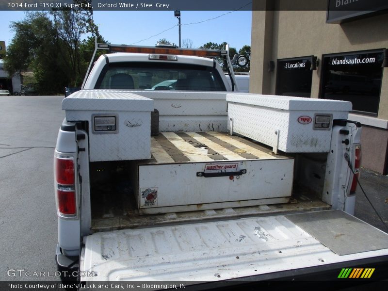 Oxford White / Steel Grey 2014 Ford F150 XL SuperCab