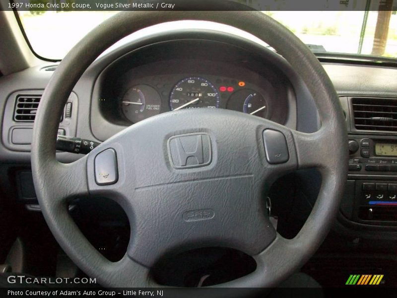 Vogue Silver Metallic / Gray 1997 Honda Civic DX Coupe