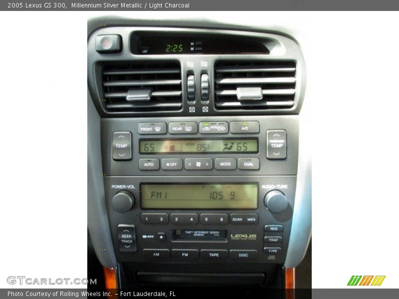Millennium Silver Metallic / Light Charcoal 2005 Lexus GS 300