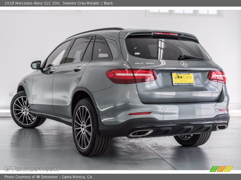 Selenite Grey Metallic / Black 2018 Mercedes-Benz GLC 300