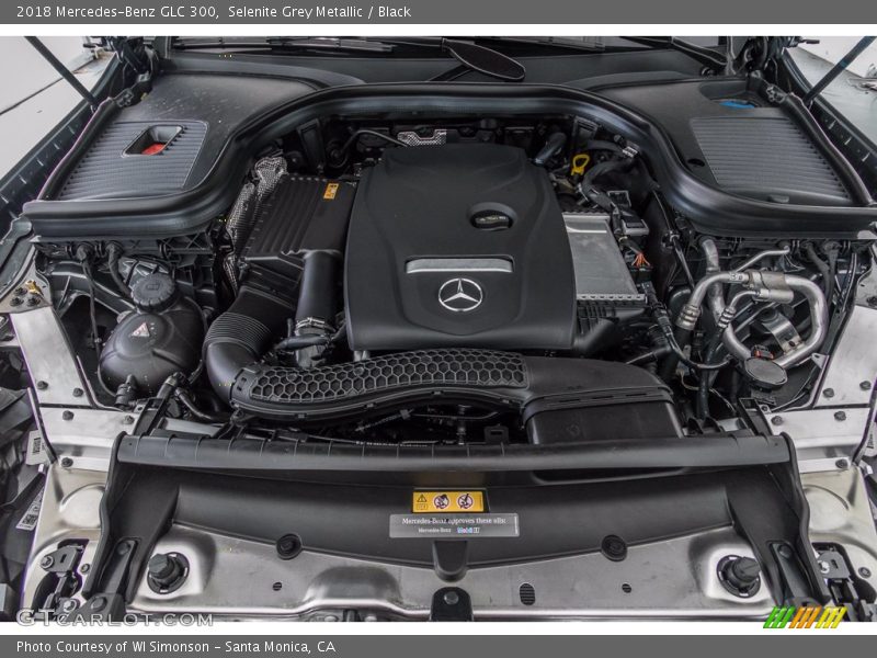 Selenite Grey Metallic / Black 2018 Mercedes-Benz GLC 300