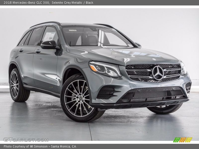 Selenite Grey Metallic / Black 2018 Mercedes-Benz GLC 300