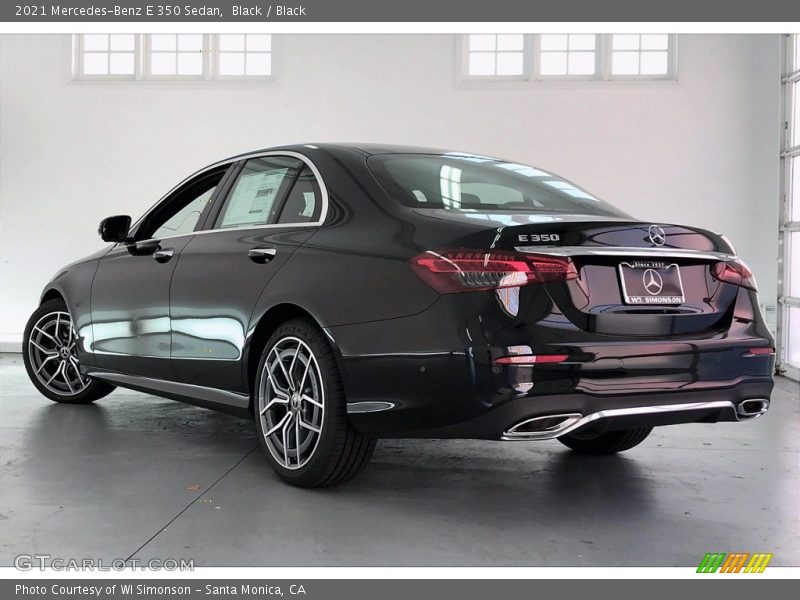 Black / Black 2021 Mercedes-Benz E 350 Sedan