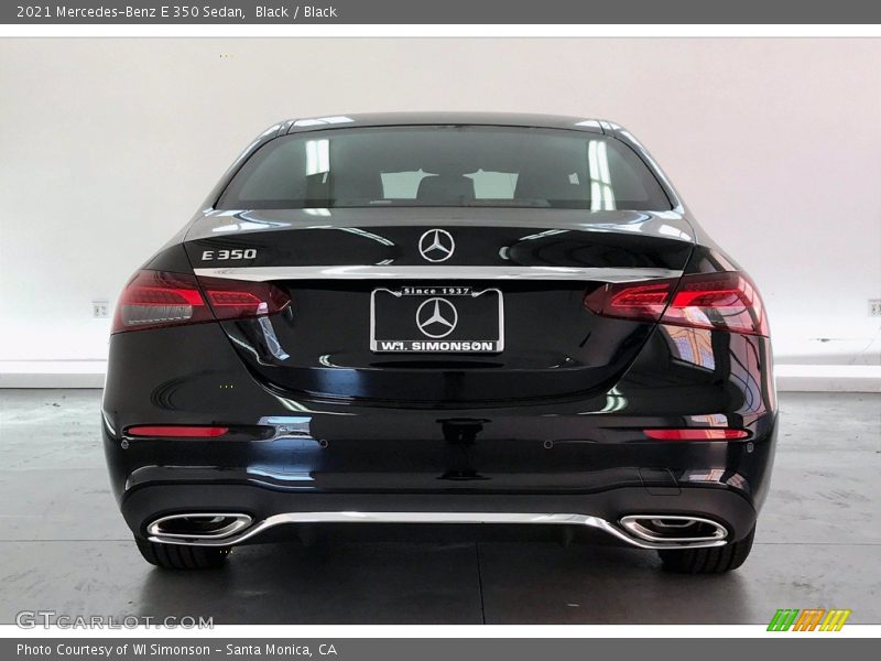 Black / Black 2021 Mercedes-Benz E 350 Sedan