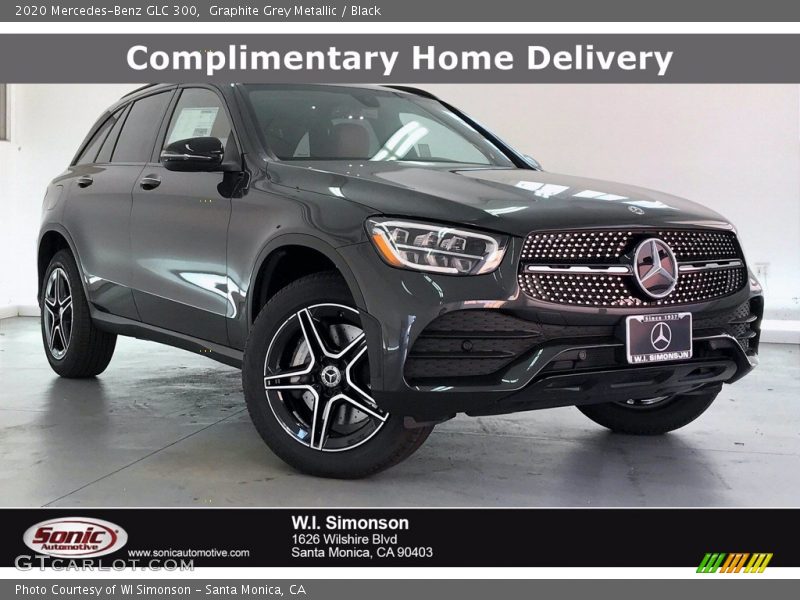 Graphite Grey Metallic / Black 2020 Mercedes-Benz GLC 300