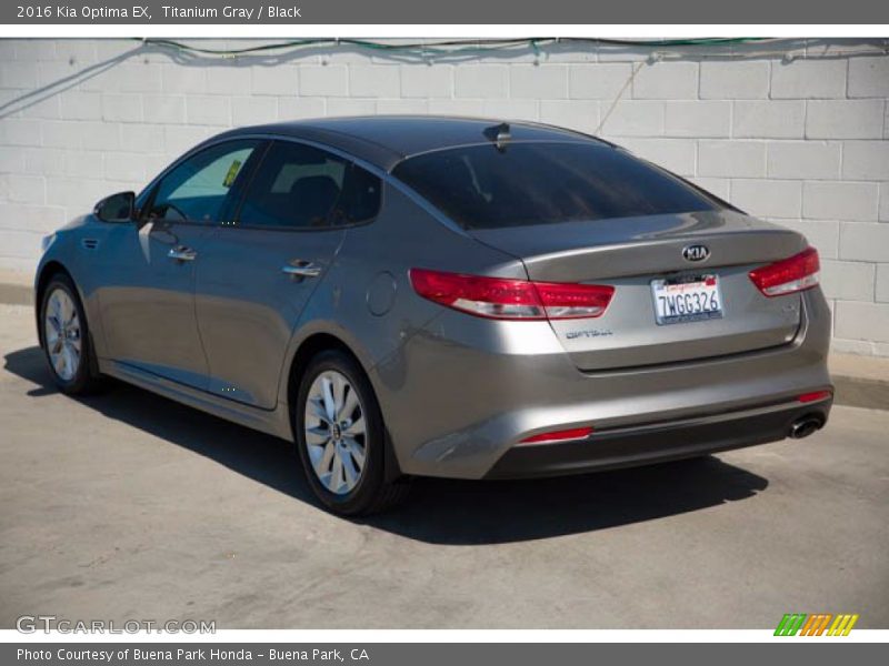 Titanium Gray / Black 2016 Kia Optima EX