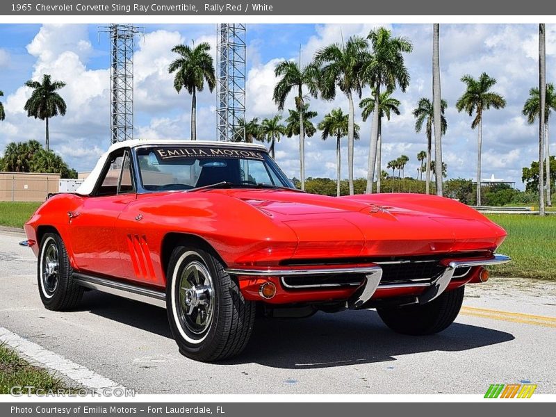  1965 Corvette Sting Ray Convertible Rally Red