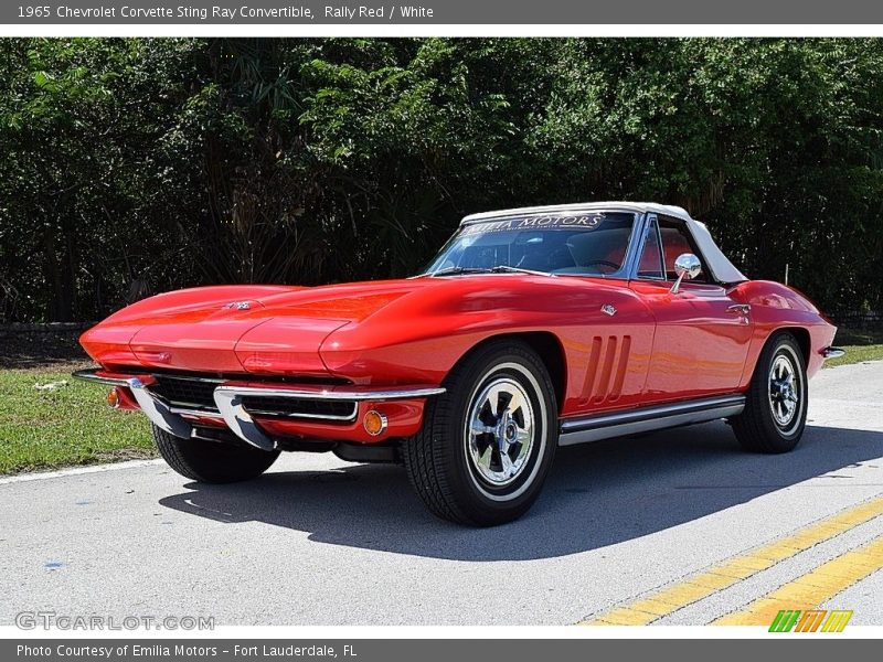  1965 Corvette Sting Ray Convertible Rally Red