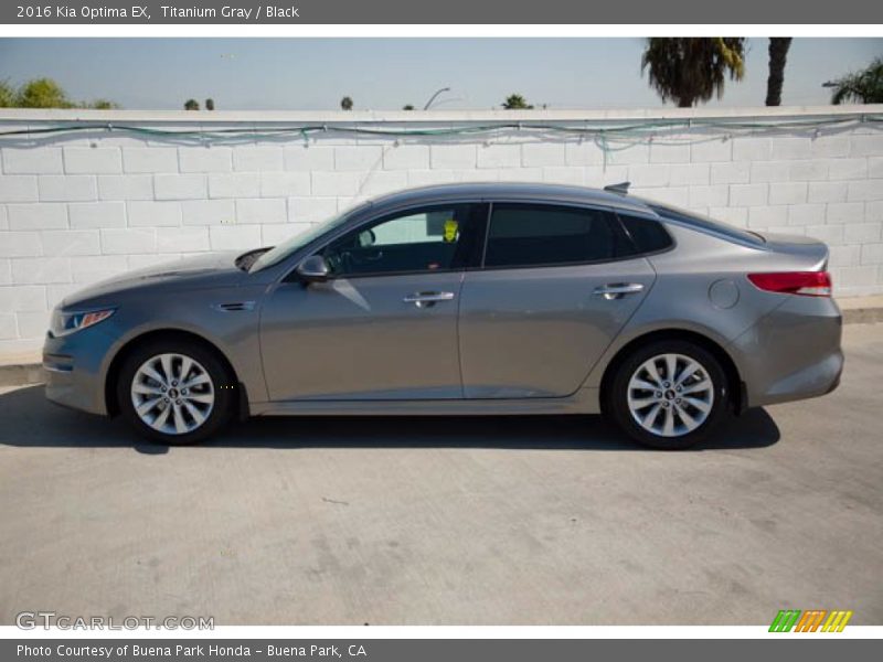 Titanium Gray / Black 2016 Kia Optima EX