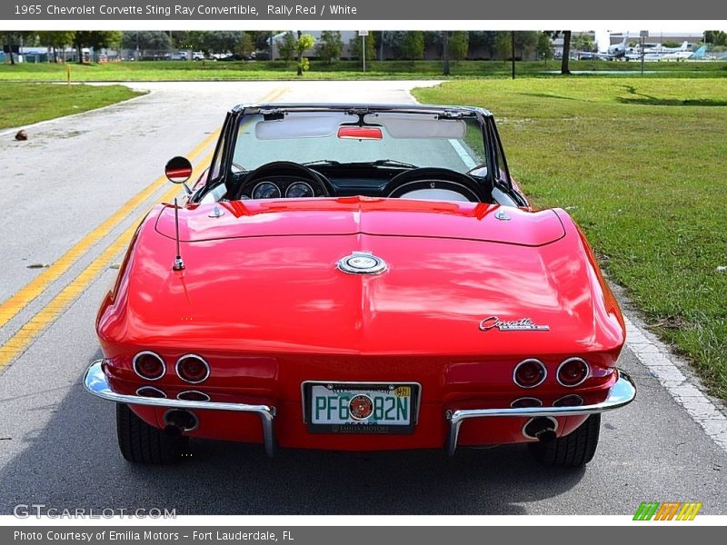Rally Red / White 1965 Chevrolet Corvette Sting Ray Convertible