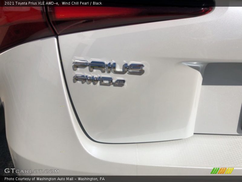 Wind Chill Pearl / Black 2021 Toyota Prius XLE AWD-e