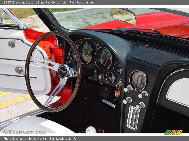 Rally Red / White 1965 Chevrolet Corvette Sting Ray Convertible