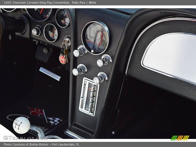 Controls of 1965 Corvette Sting Ray Convertible
