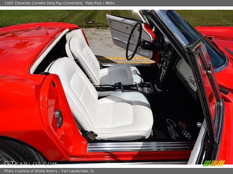 Front Seat of 1965 Corvette Sting Ray Convertible