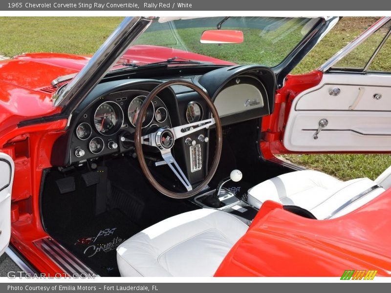 Rally Red / White 1965 Chevrolet Corvette Sting Ray Convertible